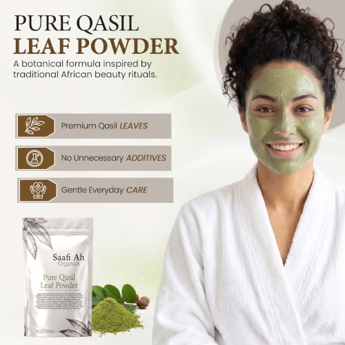 Qasil Powder Cleanser for Face, Body & Hair - 1.5 oz - Pure & Natural