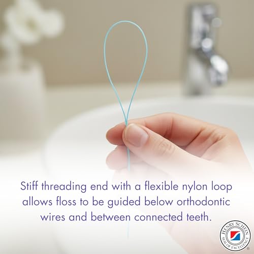 Dental Floss Threaders for Bridges, Implants & Braces - 100 Ct