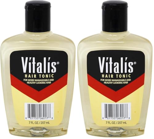 Vitalis Hair Tonic for Men - 7 oz Pack of 2 | Frizz Control