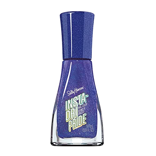 Sally Hansen Insta Dri GLAAD Pride Nail Polish - Blue Serenity, Quick-Dry, 0.31 fl oz