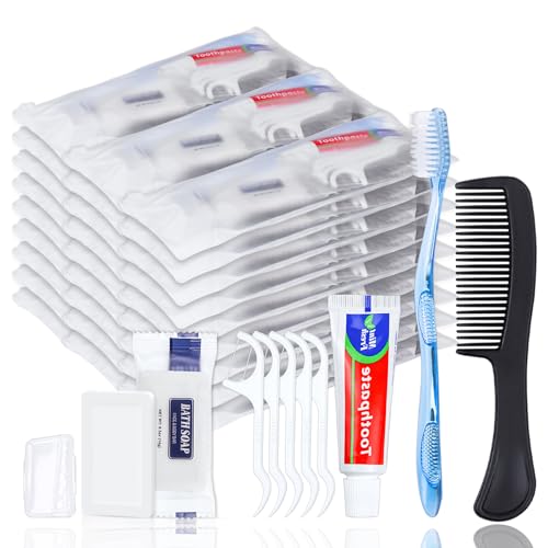 10 Set Personal Hygiene Kit - 7-in-1 Travel Toiletry Kits