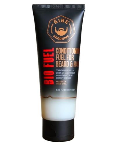 GIBS Grooming Bio Fuel Conditioner for Beard & Hair Growth - 3.25 oz
