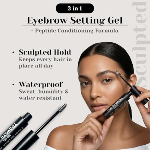 The BrowGal Clear Peptide Eyebrow Gel Water-Resistant Strong Hold