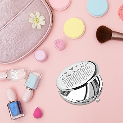 Daughter Compact Mirror with Inspirational Quote - PLITI Closed MM