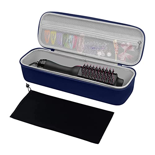 MOSISO Hard Case for Revlon One-Step Hair Dryer Brush - Navy Blue