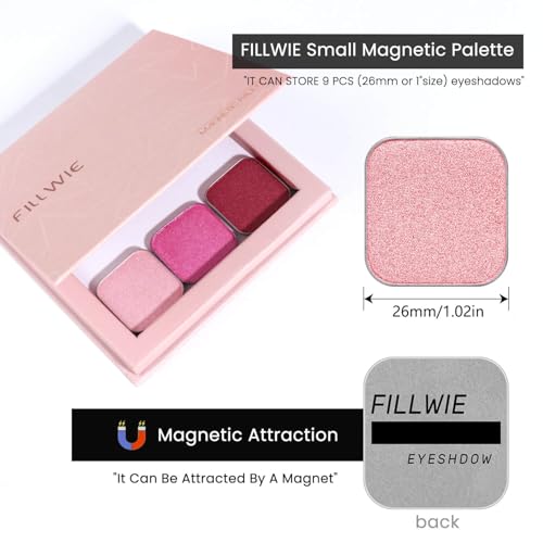 Flamingo Pink Metallic Eyeshadow Refill Pan - Highly Pigmented