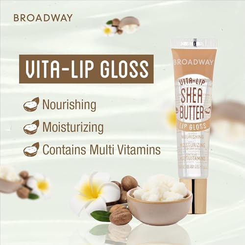 Ruby Kisses Vita-Lip Clear Lip Gloss 8 Pack - Ultra-Hydrating, High-Shine