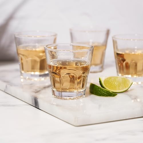 True Jalisco Vintage Shot Glasses Set of 6 - 3 oz Durable Design
