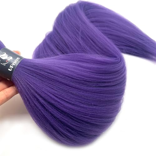 Dark Purple Boho Braiding Hair - 26 Inch Pre-Stretched (Pack of 5)