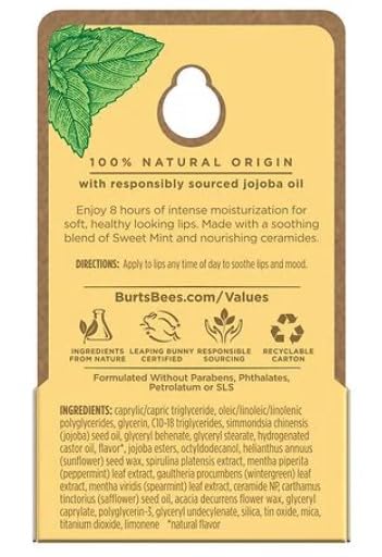 Burt's Bees Natural Lip Treatment with Sea Minerals - Sweet Mint