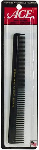 ACE 7-Inch Barber Comb - Durable Hard Plastic Styling Tool