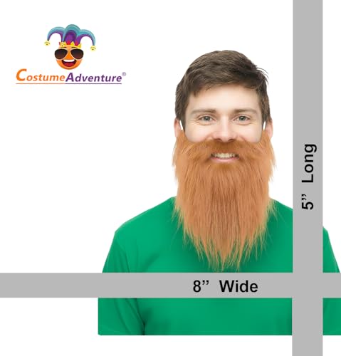 Ginger Fake Leprechaun Beard for St. Patrick's Day Costumes