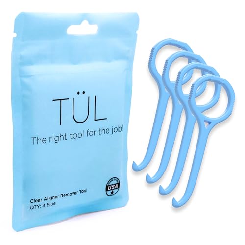 NCASE Invisalign Remover Tool 4-Pack – Lifetime Guarantee, Made in USA, Compatible with All Clear Aligners & Retainers