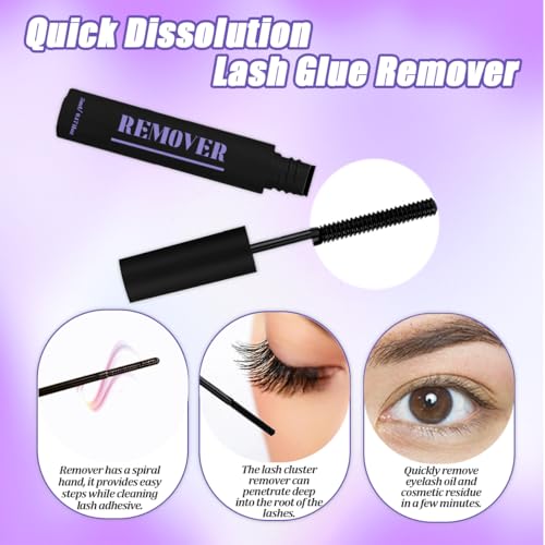 840pcs DIY Lash Extension Kit with D Curl Individual Clusters
