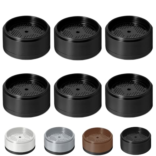 Adjustable Bed Risers 1-4 Inch Heavy Duty Furniture Lifter - 6 Pack