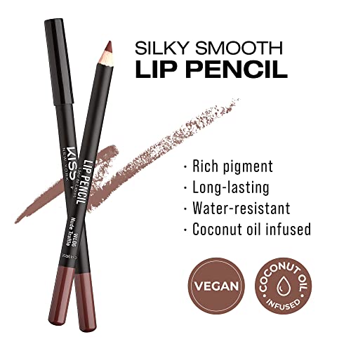 Kiss New York Slim Long-Wear Lip Liner Pencil - Matte Finish