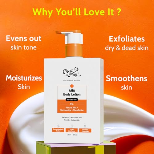 Chemist at Play AHA Body Lotion with Niacinamide & Shea Butter - 236ml