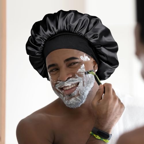 YANIBEST Satin Sleep Bonnet for Men & Women | Double Layer Hair Protection