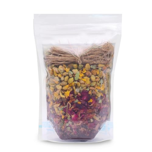 Foodherbs Herbal Hair Oil Mix 3.52oz with 18 Ayurvedic Herbs for Natural Growth & Strong Roots