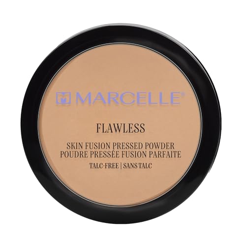 Marcelle Flawless Pressed Powder - Hypoallergenic Talc-Free Face Makeup
