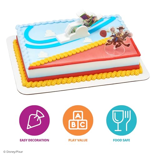 Disney Pixar Toy Story Cake Topper Set | Woody, Buzz Lightyear & Jessie