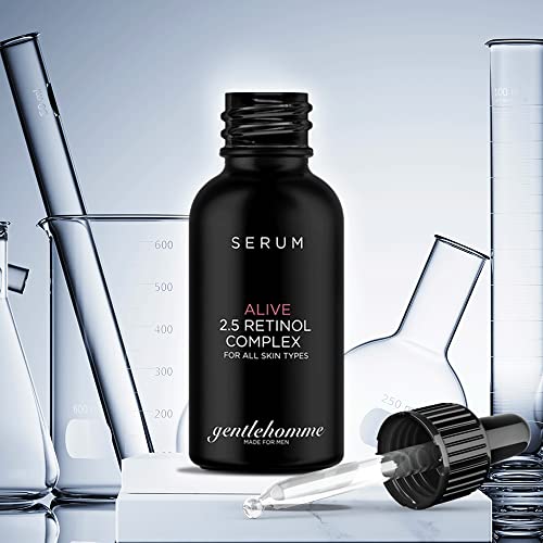 Gentlehomme Men's Anti-Aging Retinol Serum with Hyaluronic Acid & Vitamin B6