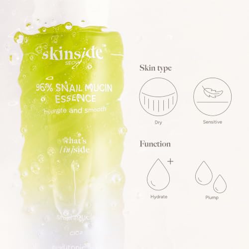 96% Snail Mucin Essence with Cica Complex - Hydrating Serum 3.5 fl oz