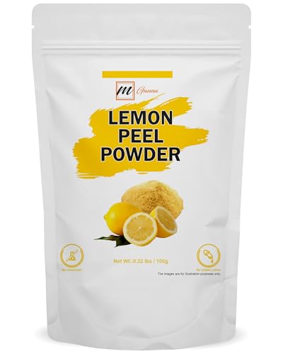Natural Lemon Peel Powder for Skin Care & Facial Masks - 100g