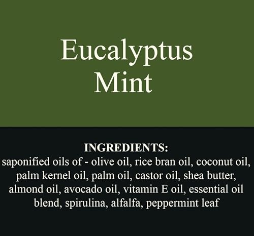 Eucalyptus Mint Essential Oil Soap - 2 Pack | All-Natural Formula
