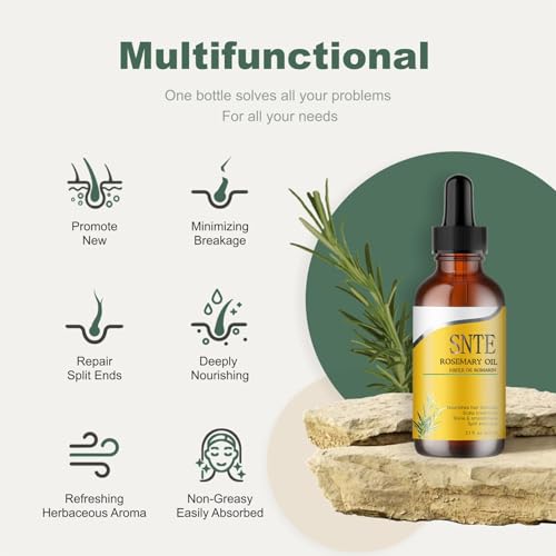 Rosemary Hair Growth Oil - Nourishing Hair Repair & Moisture 2.1 fl oz