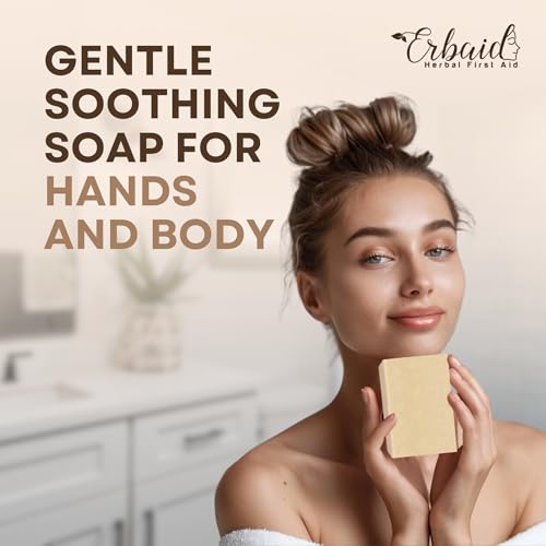 Oatmeal & Honey Goat Milk Soap Bar for Sensitive Skin Relief