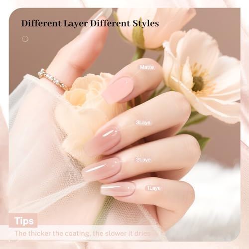 OpenLive 16.5ml Jelly Nude Nail Polish - Quick Dry, High Gloss