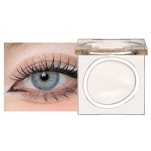 Joocyee Single Eyeshadow, High Adherence White Matte Eyeshadow Smooth