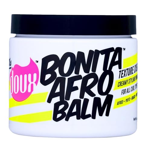 The Doux BONITA AFRO BALM Curl Cream - Twist & Braid Moisturizer, 8 oz