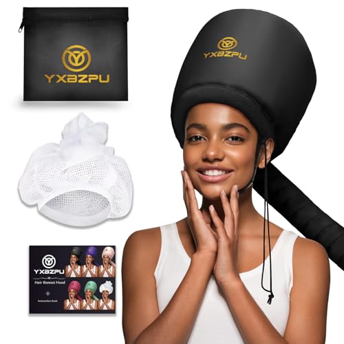 Hooded Hair Dryer Bonnet for Fast Drying & Deep Conditioning