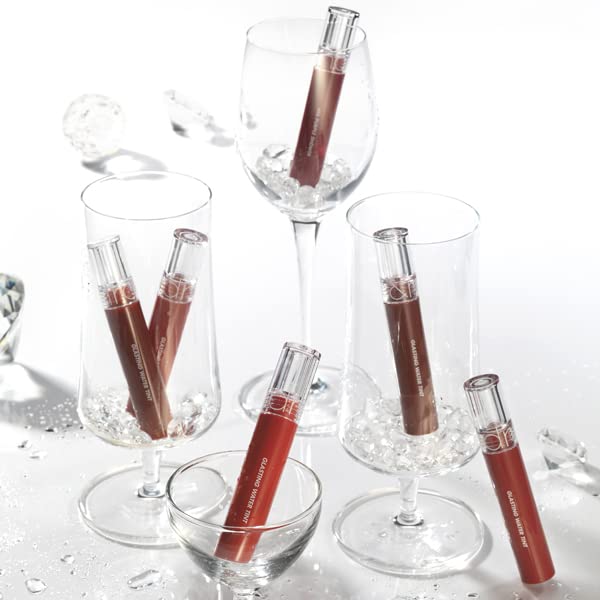 rom&nd Glasting Water Tint - No.02 Red Drop, Moisturizing Lip Gloss