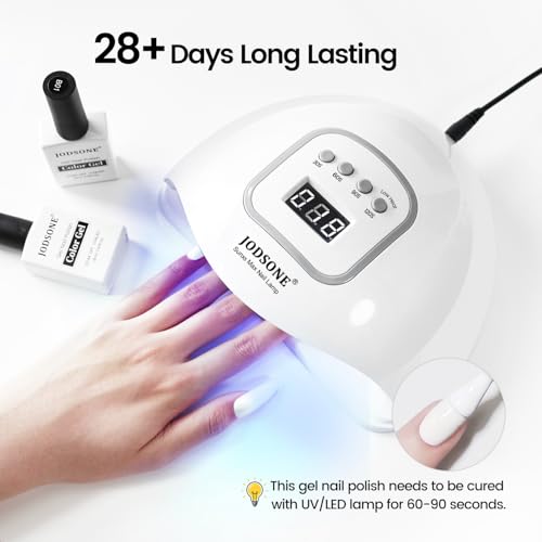 JODSONE White Gel Nail Polish - 18ml Soak Off UV Cure