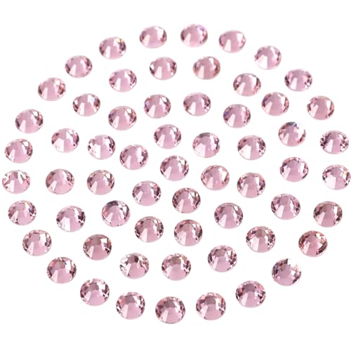Diamonland Light Pink SS20 Flatback Rhinestones 1440pcs for Nail Art & Crafts