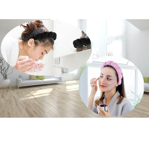TYSSELY Spa Headband for Women - Soft Terry Cloth Hair Accessory