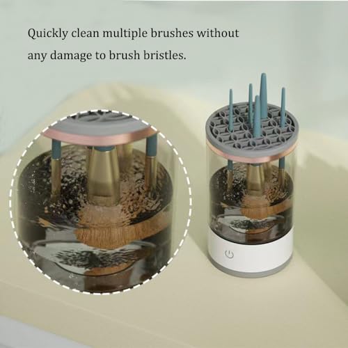 Ipalmay Automatic Makeup Brush Cleaner and Dryer Machine with Organizer