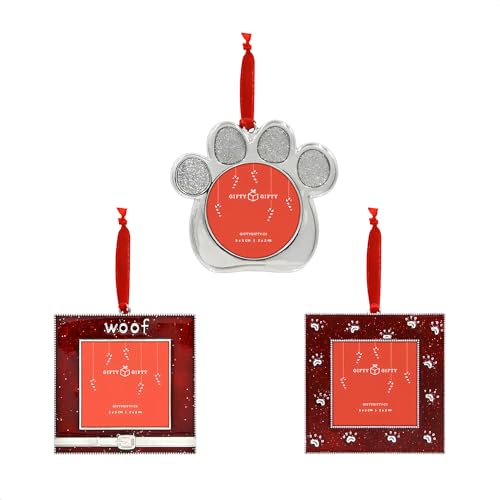 Woof Woof Puppy Mini Frame Set of 3 - 2x2 Inch Tabletop Display
