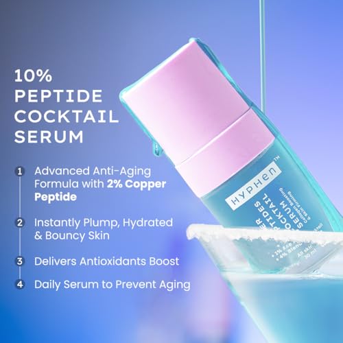 Hyphen 10% Power Peptide & 2% Copper Serum for Anti-Aging, 30ml