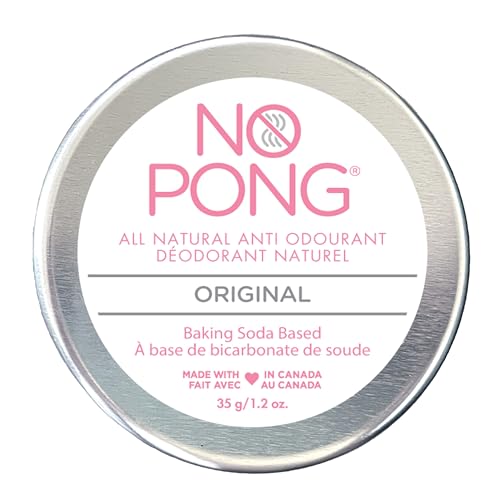 No Pong Original All-Natural Deodorant 35g - 24-Hour Odor Protection
