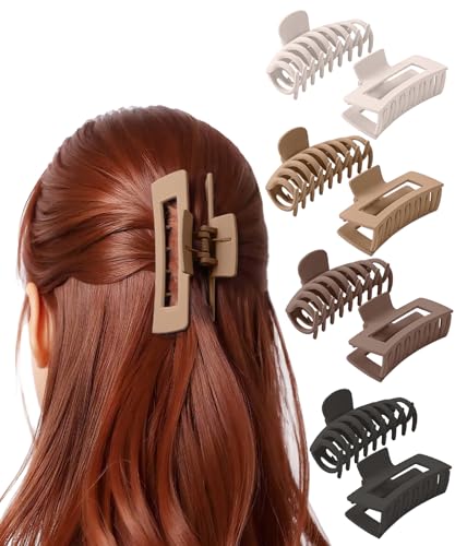 Ms. Pen Large Hair Clips for Women - 8 Pack, 4.3 Inch Claw Clips