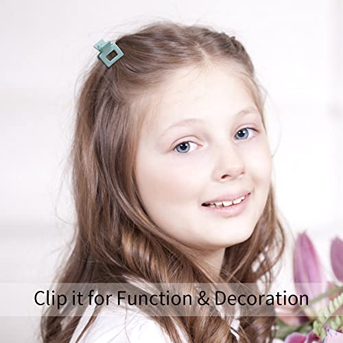 FASOTY 10Pcs Mini Claw Hair Clips for Thin to Medium Hair, Neutral Color