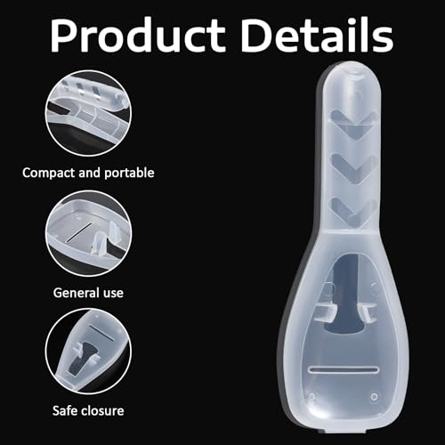 Clear Portable Razor Travel Case - Universal Shaver Protector