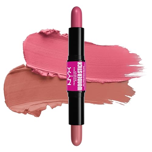 NYX Wonder Stick Blush & Contour Duo Light Peach & Baby Pink 1 Pack