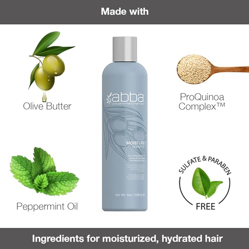 ABBA Moisture Hair & Scalp Treatment with Olive & Peppermint Oil - 8 Fl Oz