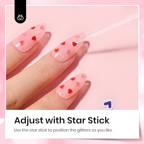 Beetles Gel Polish 6Pcs Reflective Glitter Top Coat Set