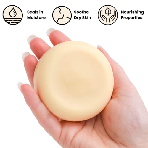 ECO ROOTS Coconut Solid Lotion Bar | Vegan Moisturizer in Tin